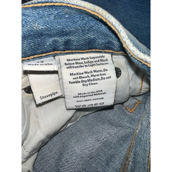 PSWL PROENZA SCHOULER Rigid Cuffed Stovepipe Jeans - size 29 - Picture 9 of 12